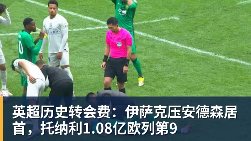 英超历史转会费：伊萨克压安德森居首，托纳利1.08亿欧列第9